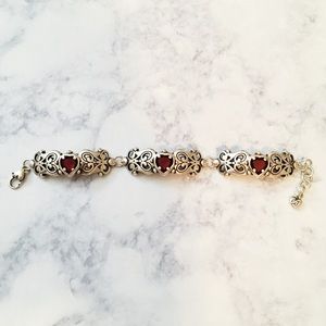 Brighton | Silver Heart Bracelet